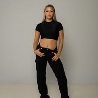 Black Cargo Pants