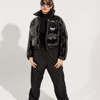 Black Phantom Cropped Jacket