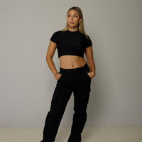 Black Cargo Pants