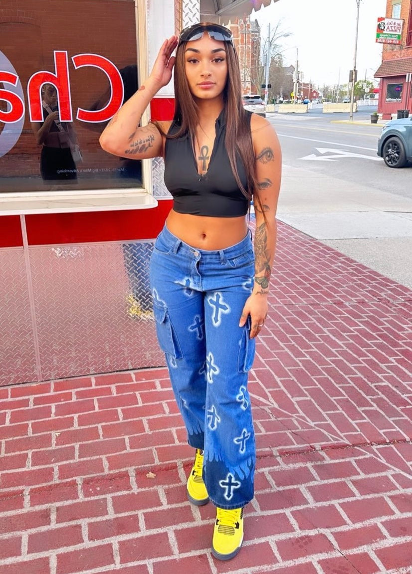 Triple Cross Jeans
