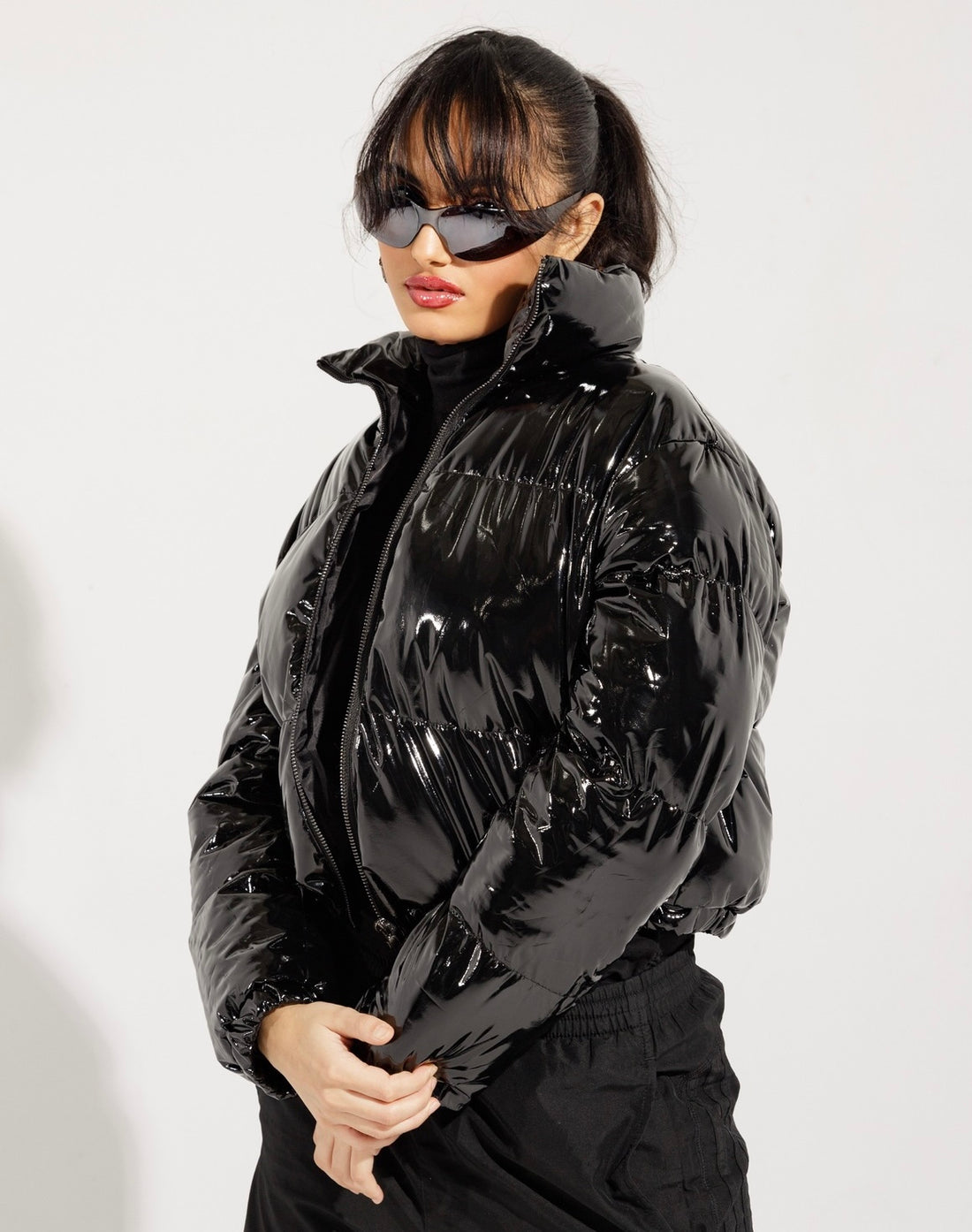 Black Phantom Cropped Jacket