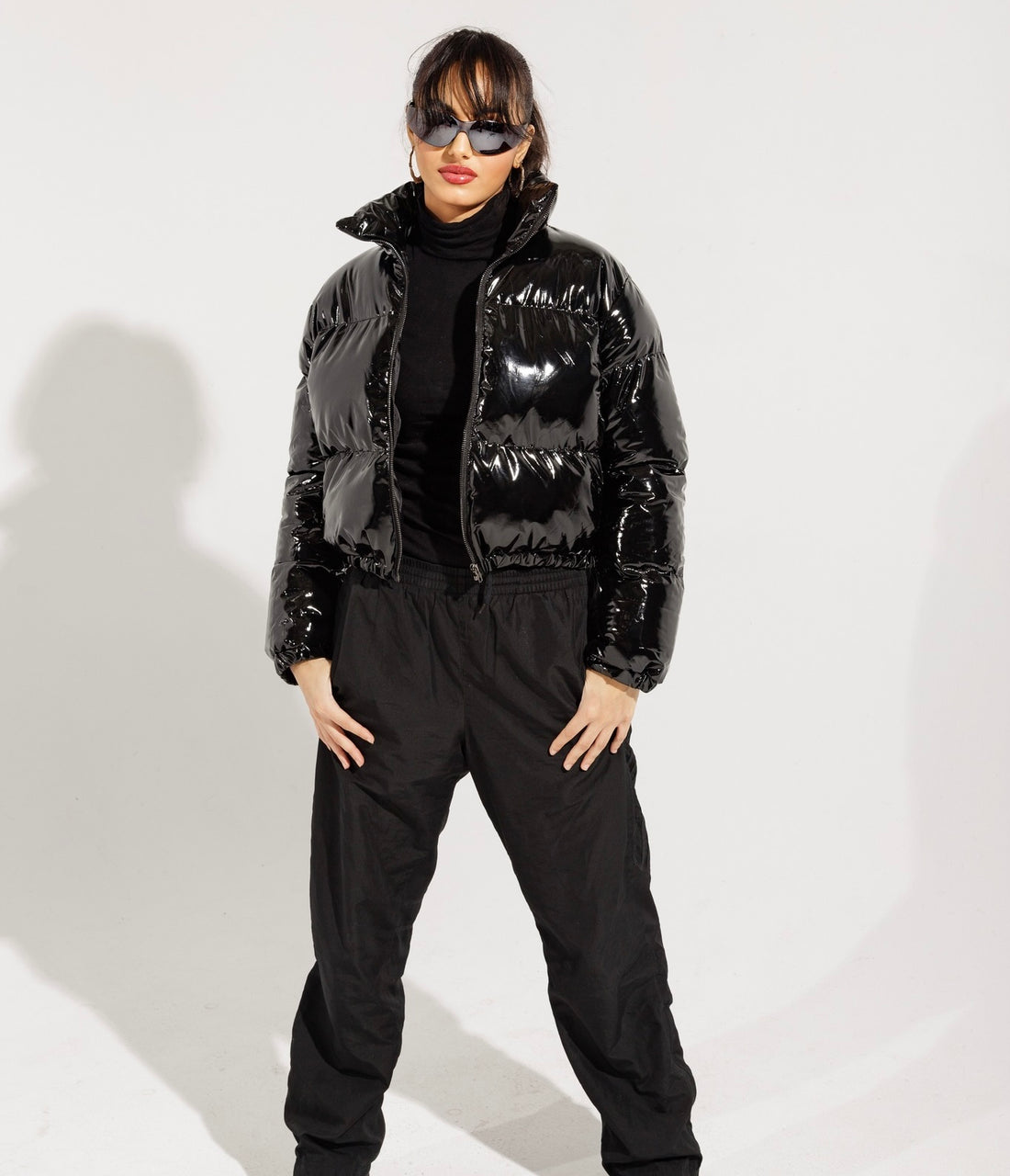 Black Phantom Cropped Jacket