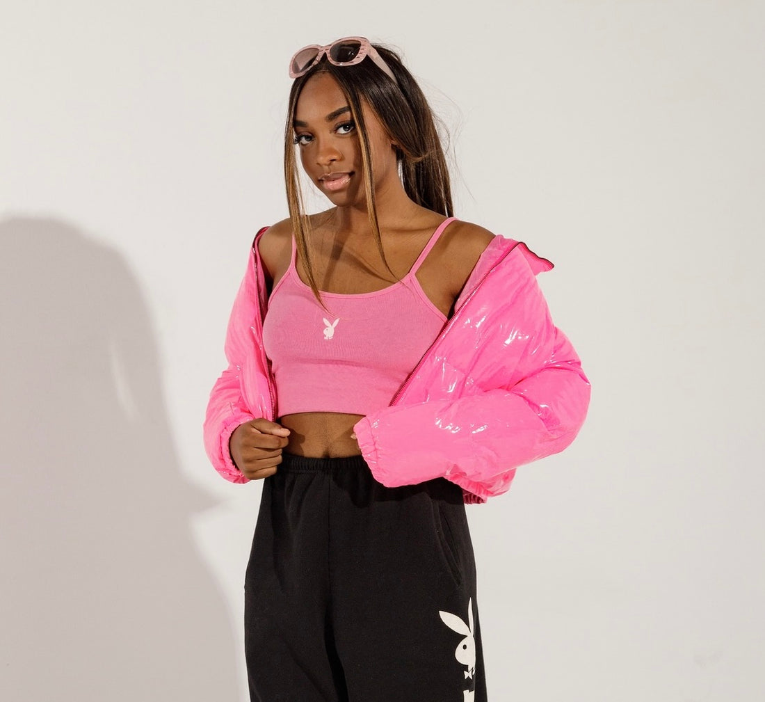 Bubble Pink Cropped Jacket