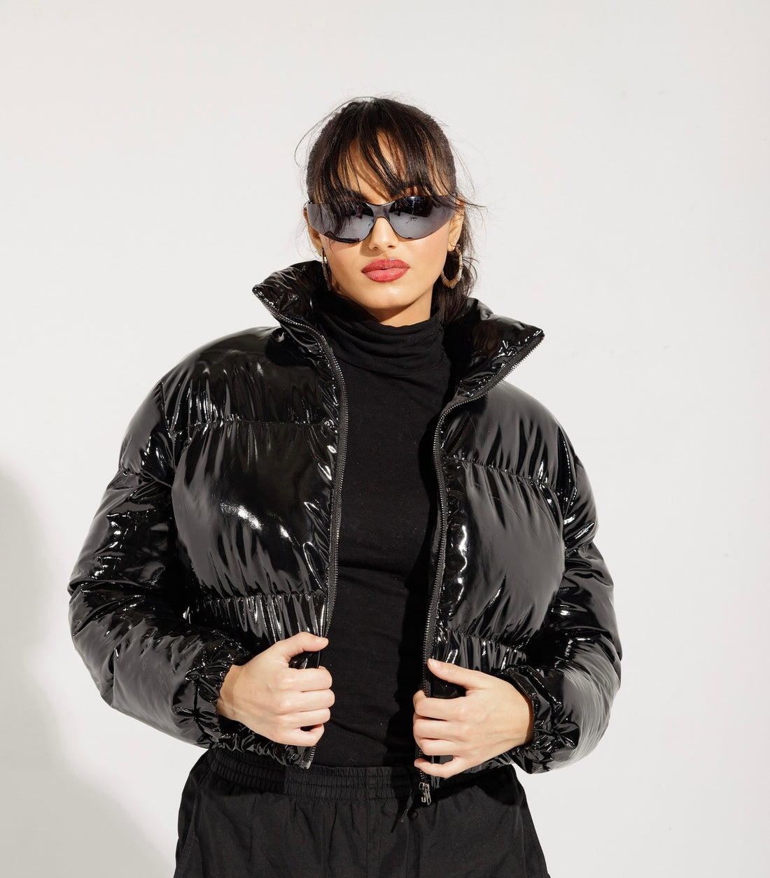 Black Phantom Cropped Jacket