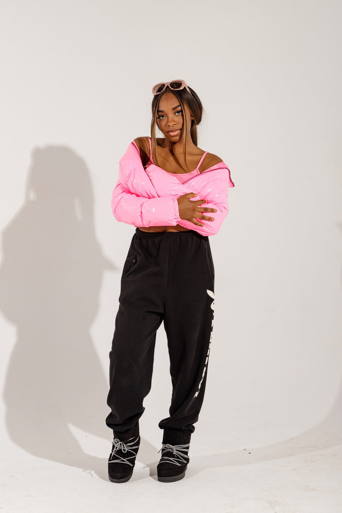 Bubble Pink Cropped Jacket