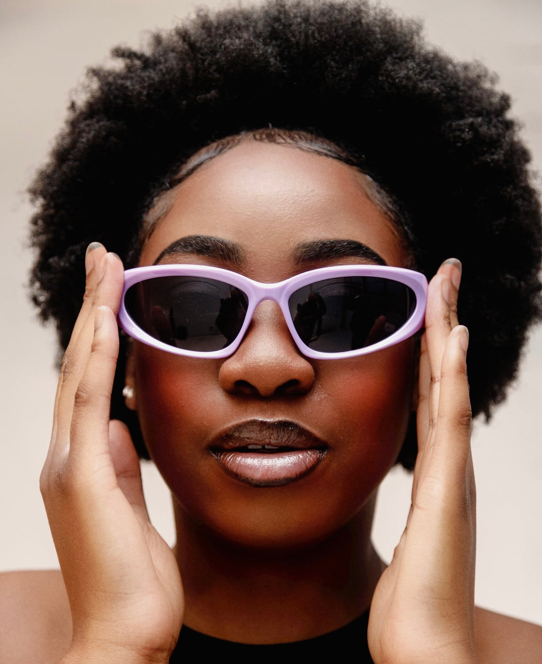 Y2K Vintage Purple Sunglasses