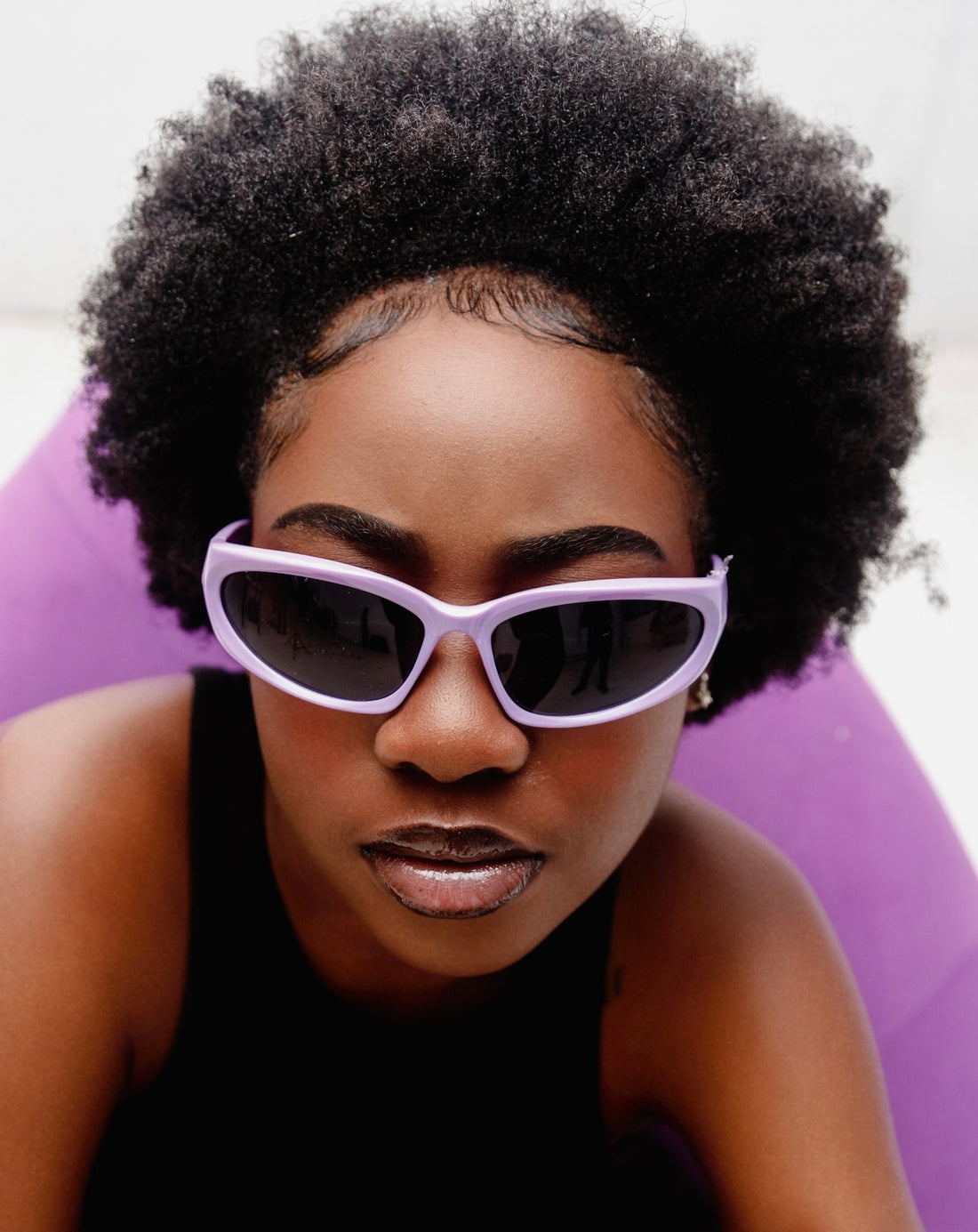 Y2K Vintage Purple Sunglasses