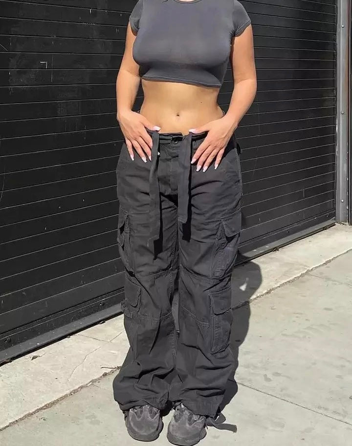 Black Cargo Pants